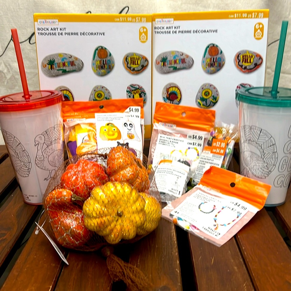 Thanksgiving  & Halloween kids fall craft bundle Kids Activities Kids Craft NEW
